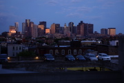 Boston skyline from my room