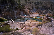 Hot Creek Hot Springs.