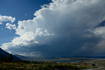 Thunderstorm over Mono Lake