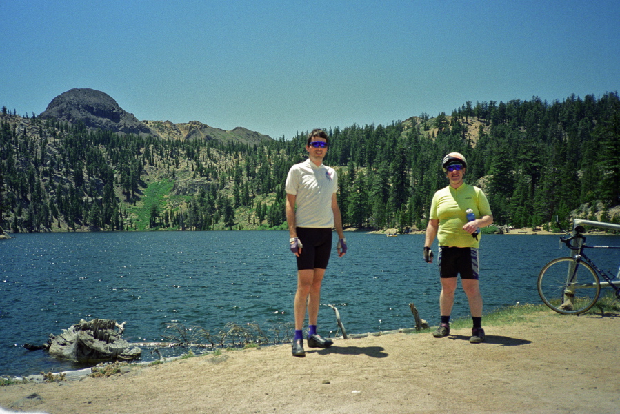 Bill and Chris at Kinney Reservoir (8732ft)