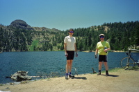 Bill and Chris at Kinney Reservoir (8732ft)