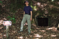 Steve stands in front of the Powder Magazine.
