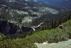 Ililouette Creek and Fall from Washburn Point