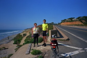 Chris and Bill on PCH near Carmel Valley Rd.