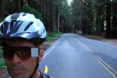 Zipping down Cazadero Highway, back to Duncans Mills.