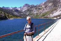 David on the Lake Sabrina dam.