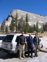 Starting at Lembert Dome parking lot; Lembert Dome (9450ft) in background