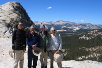Bill, Ron Bobb, Zach Kaplan, David on the shoulder of Lembert Dome (9320ft)