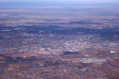 Somewhere near the center of the photo is the La Quinta Inn, Midland.