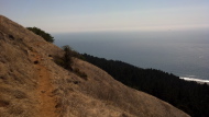 Coast Trail with a view of the Pacific Ocean