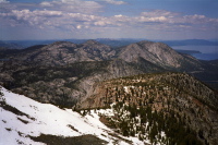 View north from Mt. Tallac.