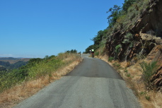 Climbing the west side of Old La Honda Road