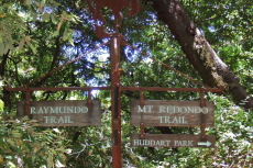 Junction of Raymundo, Lonely, and Mt. Redondo Trails
