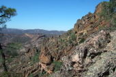 Pinnacles visible from the Juniper Canyon Trail