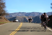 Riders at the Bear Valley-San Benito summit.