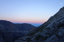 Twilight over Lee Vining Canyon