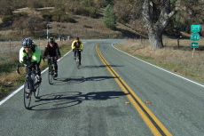 These cyclists are passing Pinnacles Junction.