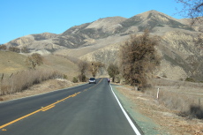 Riding northbound on CA25 after lunch