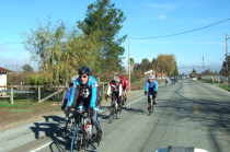 Passing the group on Fairview Road. (5)