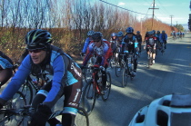 Passing the group on Fairview Road. (11)