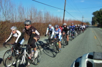 Passing the group on Fairview Road. (16)