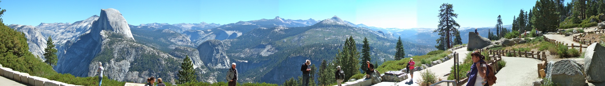 Glacier Point panorama east - 9/2010