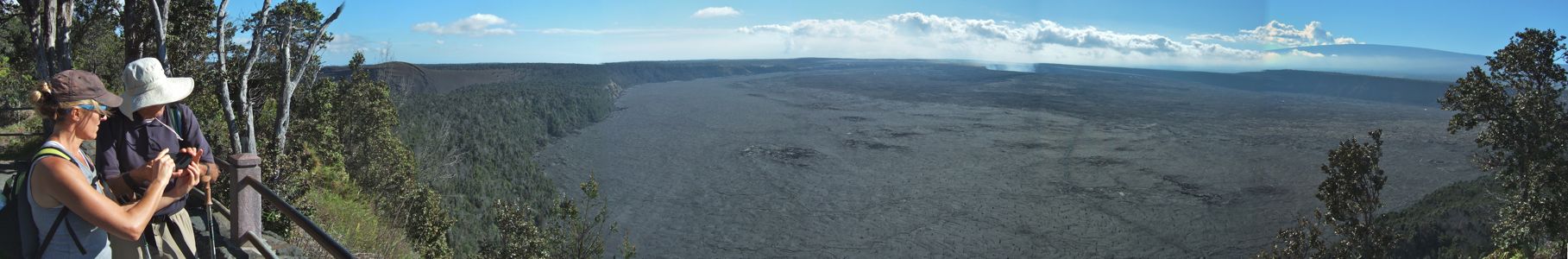 Kilauea Panorama from Waldron Ledge - 10/2012