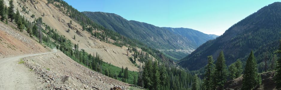 Trail Creek Canyon Panorama - 8/2011