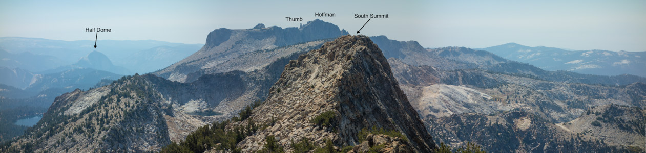 View south from Tuolumne Peak - 9/2015