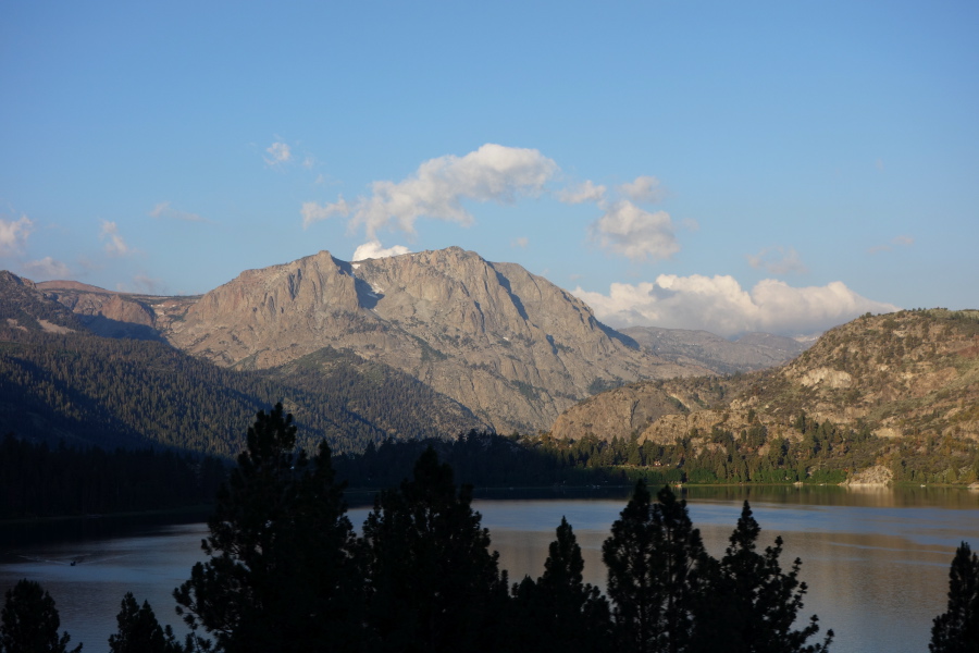 Carson Peak stands over June Lake.
