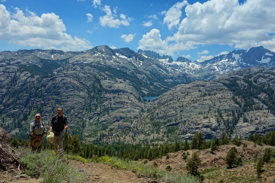 Brian and Bill on the High Trail above Shadow Lake