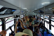 Standing room only on the Reds Meadow shuttle