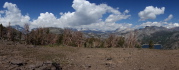 Panorama from Ritter/Banner (left) to Koip Crest (right)