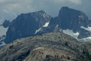 Mount Ritter (left) and Banner Peak