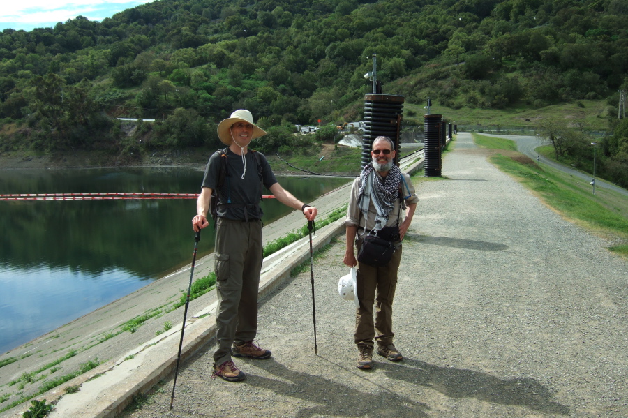 Bill and Frank on the Guadalupe Dam