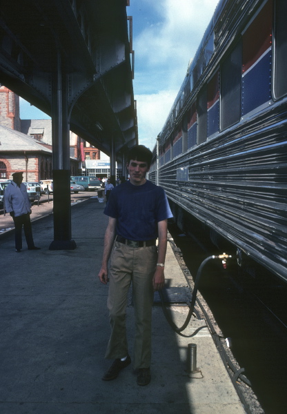 Bill on the platform in Cheyenne, WY