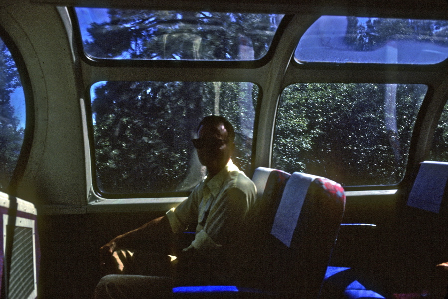 David in the Dome Car