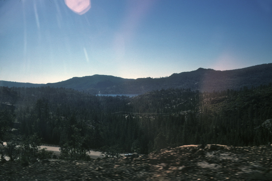 View of Lake Fordyce from the dome car