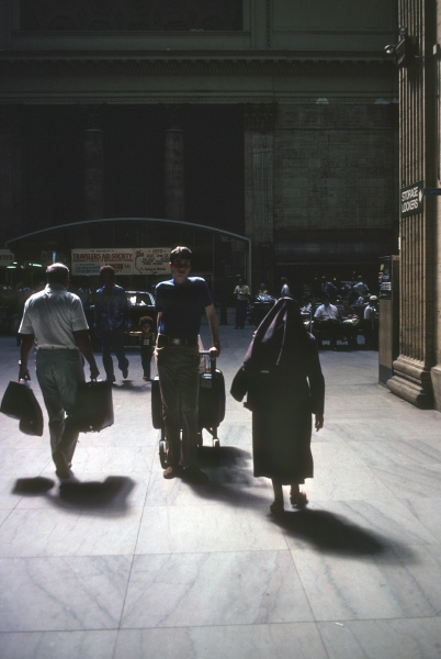 Bill at Chicago's Union Station