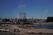 Passing an oil refinery near Rodeo