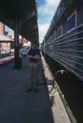 Bill on the platform in Cheyenne, WY