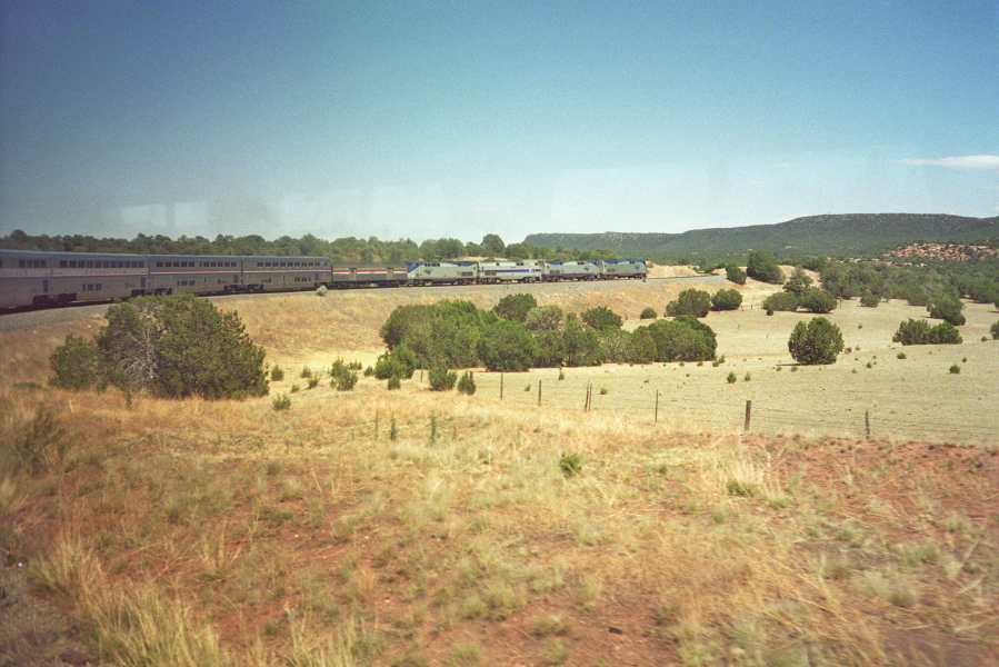 Head of the train rounding a big S-curve (2)