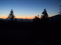 Pre-sunrise from the condo balcony