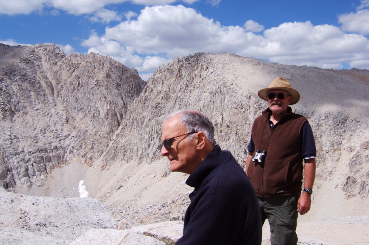 David and Ron on the shoulder of Mt. Starr.