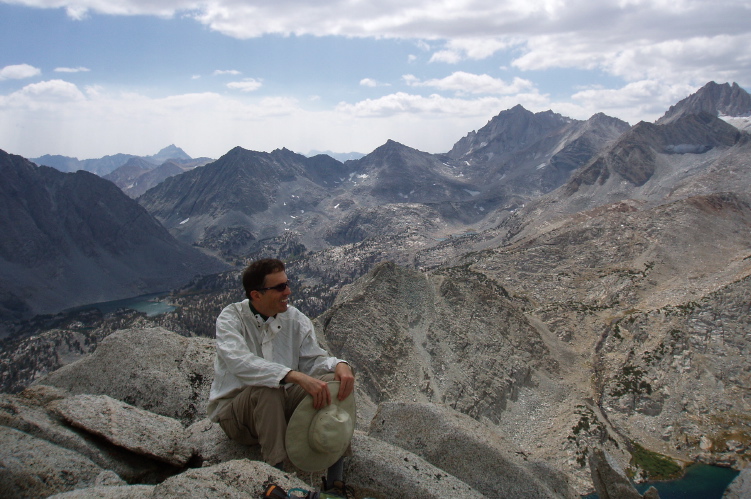 Bill on the shoulder of Mt. Starr.