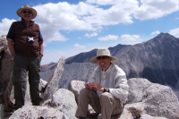 Ron Bobb and Bill on the shoulder of Mt. Starr.