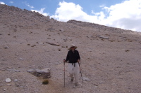 David descends Mt. Starr.