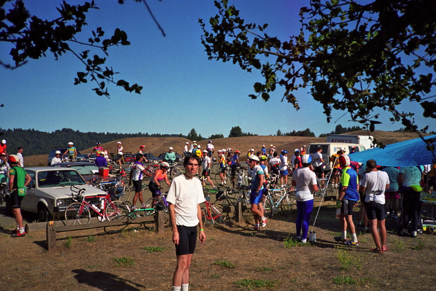 Bill at Windy Hill rest stop.