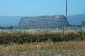 Hangar One without its skin
