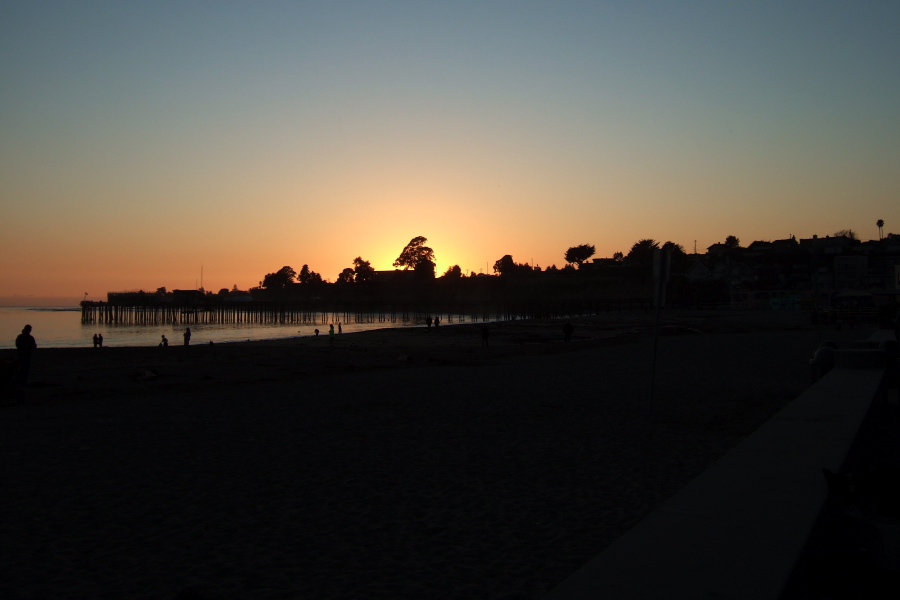 Sunset over the Capitola Pier